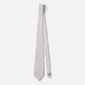 Cravate Watercolor Pastel Nutcracker Ballet Monogram (Devant)