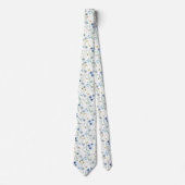 Cravate Watercolor Wildflower Meadow Floral Pattern  (Devant)