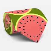 Cravate Watermelon rose Grand Multi (Roulé)