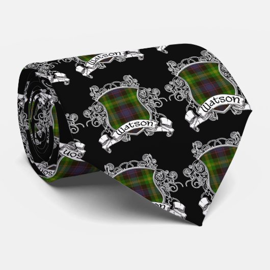 Cravate Watson Tartan Shield (Roulé)