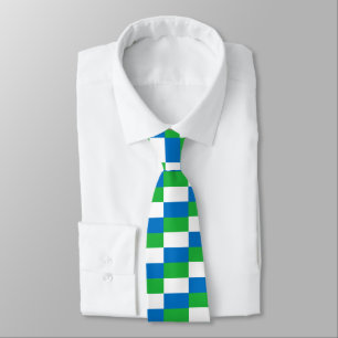 Cravate WAYout Arts Freeetown Sierra Leone Motif Drapeau