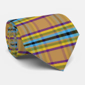 Cravate WDCM Plaid Pawable (Roulé)