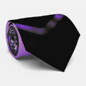 Cravate Web de Purple Black Creepy Spooky (Roulé)