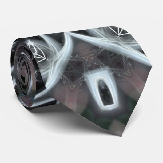 Cravate Web Silvera Fractal Gothica (Roulé)