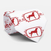 Cravate Weimaraner Long-Enduit (Roulé)