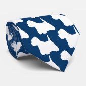 Cravate West Highland White Terrier ェ regarder ・ besoin d' (Roulé)