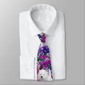 Cravate West Highland White Terrier Peinture Chien Art (Attaché)