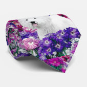 Cravate West Highland White Terrier Peinture Chien Art (Roulé)