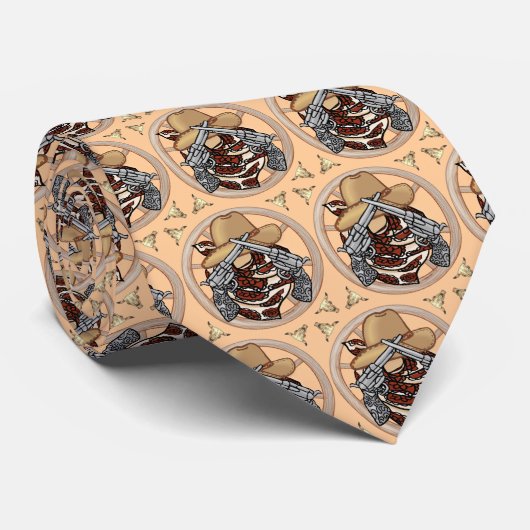 Cravate West Texas Cowboy (Roulé)