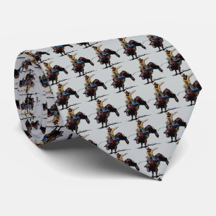 Cravate Western Rodeo Bull Riding Mens Necktie