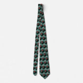 Cravate Western Rodeo Cowboy Bull Riding Necktie (Dos)