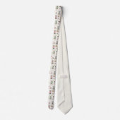 Cravate Westies blanches avec accessoires Whimsical (Dos)