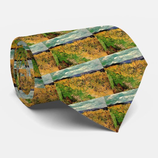 Cravate Wheat Field with Cornflowers by Vincent van Gogh (Roulé)