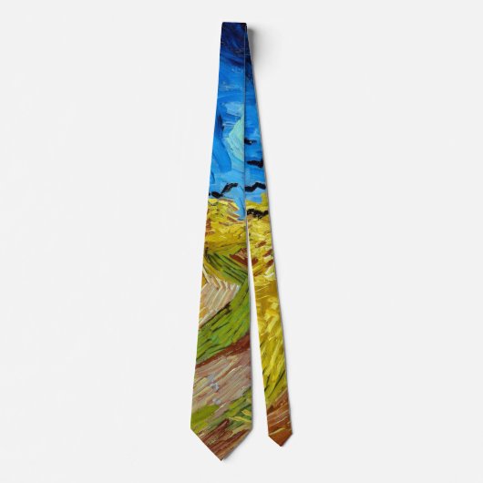 Cravate Wheatfield with Crows, Van Gogh (Devant)