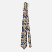 Cravate Whimsical Celestial Sun, Moon & Stars Pattern (Devant)