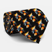 Cravate Whimsical Fox Custom Necktie Tie (Roulé)