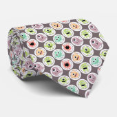 Cravate Whimsical Monsters Fun Custom Necktie Tie (Roulé)
