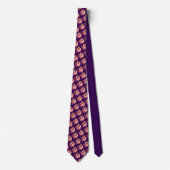 Cravate Whimsical Pig Custom Necktie Tie (Devant)