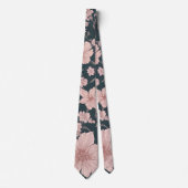 Cravate Whimsical rose Sakura Motif (Devant)
