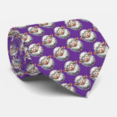 Cravate Whimsical Sheep Custom Necktie Tie (Roulé)