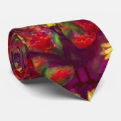 Cravate Whimsical Whimsical Abstrait Turquie pour hommes (Roulé)