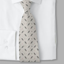 Whimsigoth Necktie – Celestial Raven Pattern
