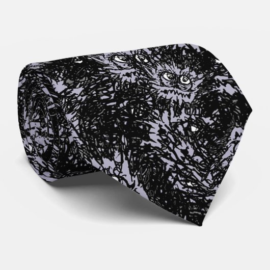 Cravate Whimsy Beasts Imprimer Motif Design (Roulé)