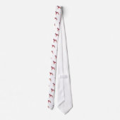 Cravate Whippet Dog Geometric Pattern Silhouette Multi (Dos)