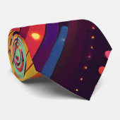 Cravate Whirlpool Abstrait (Roulé)