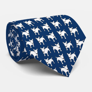 Cravate White Bull Terrier Chien Chien Chien Chien Puppy P