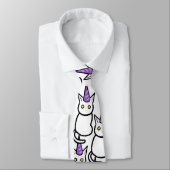 Cravate White Cat Celebration Tie (Attaché)