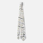 Cravate White Desdemona Rose Sage Green Eucalyptus Wedding (Dos)