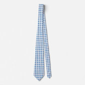 Cravate White Floral Neck Tie (Devant)