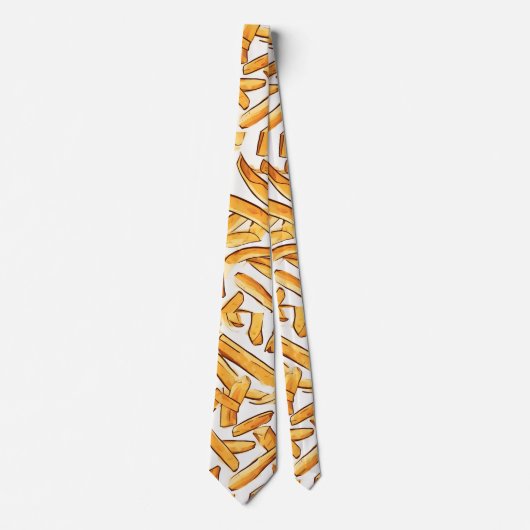 Cravate White French Fries (Devant)