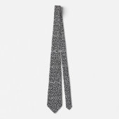 Cravate White Leopard Elegant Populaire Collection de luxe (Devant)