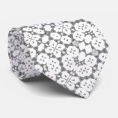 Cravate White Pearl Foulard Satin (Roulé)