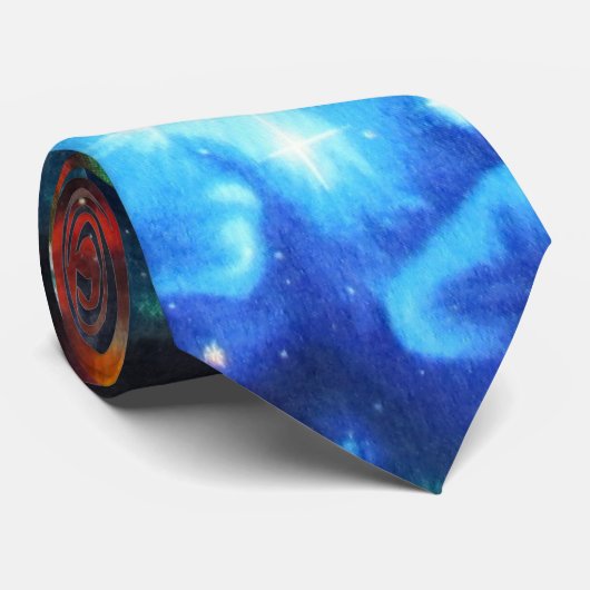 Cravate Wi-Fi Sci de l'espace extra-atmosphérique  (Roulé)