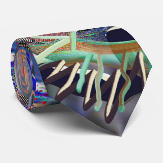 Cravate Wild Abstract (Roulé)