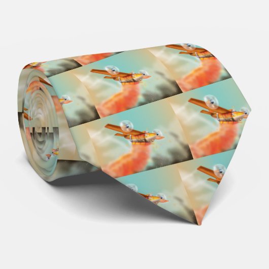 Cravate Wildfire fire-plane Aerial firefighting (Roulé)