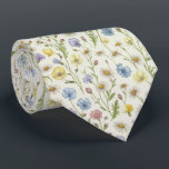 Cravate Wildflower Field Floral Pattern<br><div class="desc">A charming wildflower field floral pattern featuring delicate meadow blossoms and fresh countryside colors. This nature-inspired design captures the beauty of blooming fields and spring landscapes.</div>
