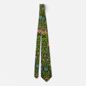 Cravate William Morris - Ancolie, vert foncé, Case-Mate (Dos)