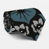 Cravate William Morris Blackthorn Floral Art Nouveau (Roulé)