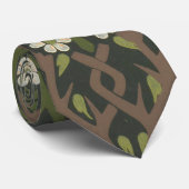 Cravate William Morris Blackthorn Garden Flower Classic (Roulé)