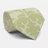 Cravate William Morris Borge Mariage Soft Green (Roulé)