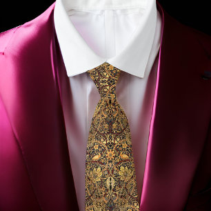 Cravate William * Morris BullersBois 1889 Or Brown Beige