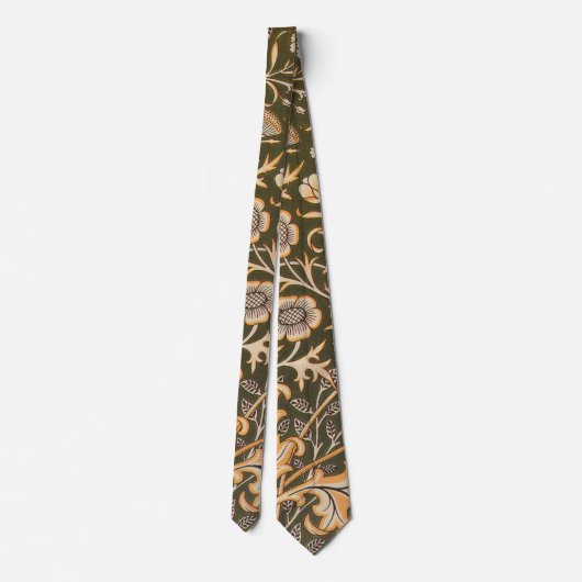 Cravate William Morris Cherwell Motif de fond d'écran (Dos)