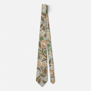 Cravate William Morris Clover Fleur botanique
