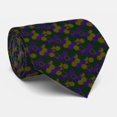 Cravate William Morris Dark Hex Mesh Satin Necktie (Roulé)
