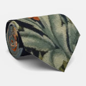 Cravate William Morris Forest Rabbit Floral Art (Roulé)