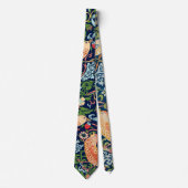 Cravate William Morris Fraise Thief Ornate (Devant)